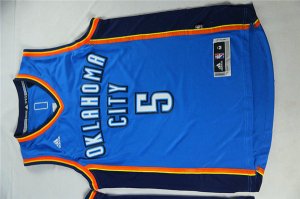 Maillot De Basket Oklahoma City Thunder Victor Oladipo 5 Tissus Sportif Fans Edition Conventional Bleu